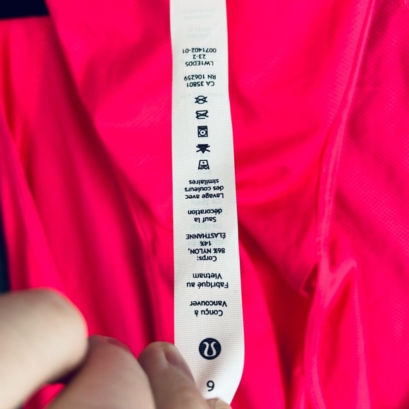 NWT lululemon athletica High Ventilation Running Tank Top in sz 6 - Lip Gloss - Picture 10 of 14